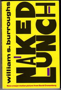 Book cover of 'Naked Lunch' by William S. Burroughs with a yellow background and black text.