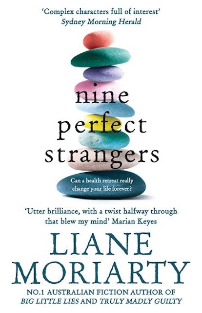 Nine Perfect Strangers by Liane Moriarty: stock image of front cover.