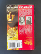 Load image into Gallery viewer, No One Here Gets Out Alive by Jerry Hopkins, &amp; Danny Sugerman: photo of the back cover which shows creasing and scuff marks.
