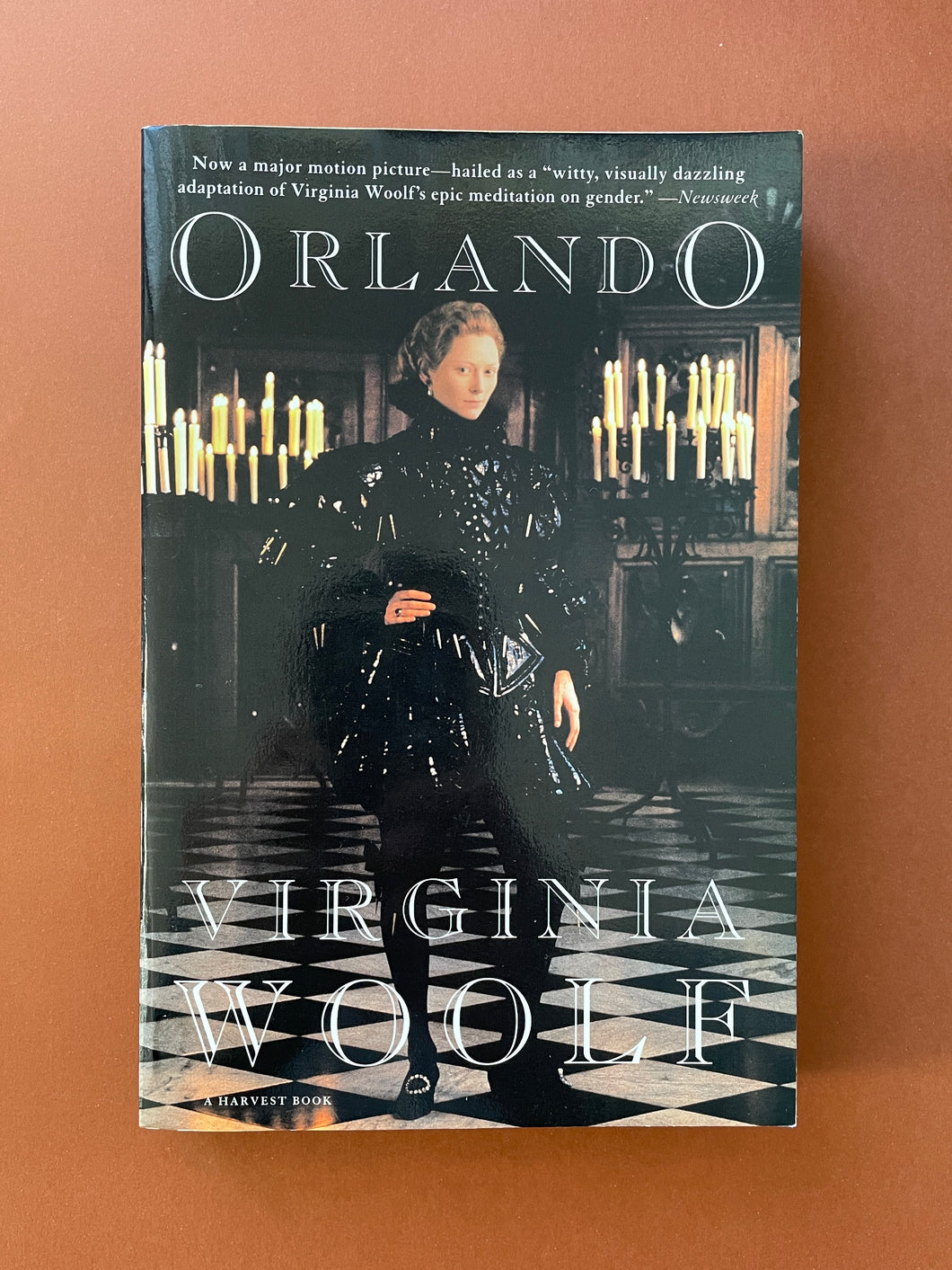 Orlando by Virginia Woolf: photo of the front cover.