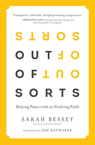 Out of Sorts by Sarah Bessey: stock image of front cover.