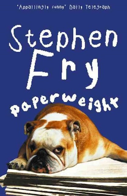 Paperweight by Stephen Fry: stock image of front cover.