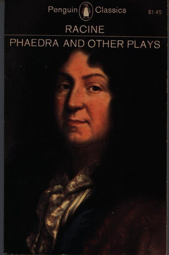 Phaedra and Other Plays by Racine: stock image of front cover.