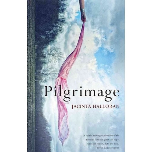 Pilgrimage by Jacinta Halloran: stock image of front cover.