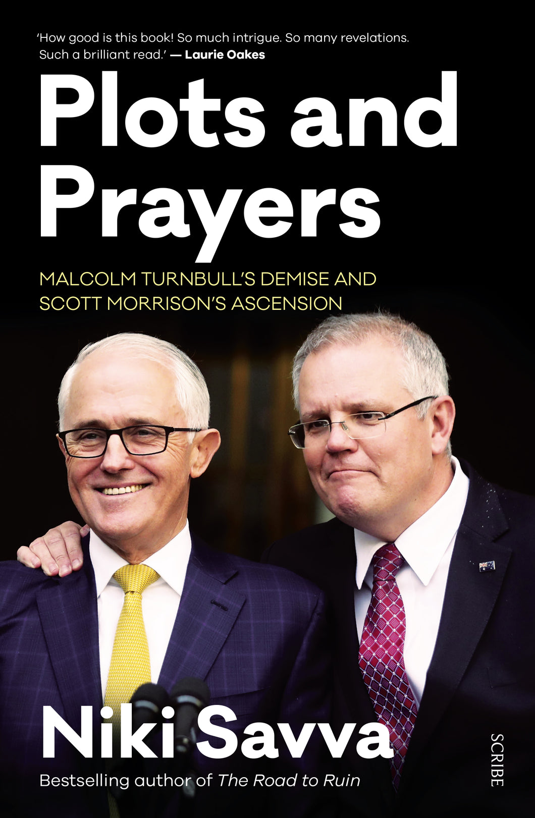 Plots and Prayers by Niki Savva: stock image of front cover.