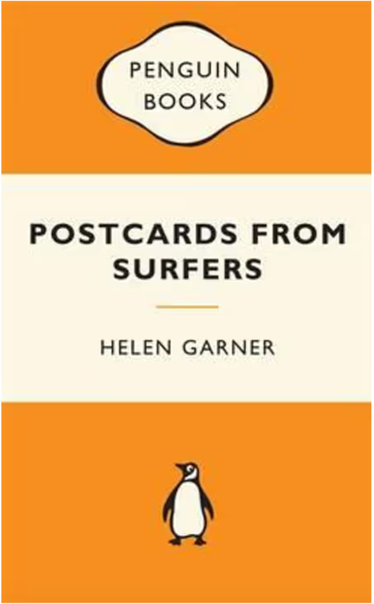 Postcards from Surfers by Helen Garner: stock image of front cover.