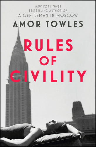 Rules of Civility by Amor Towles: stock image of front cover.