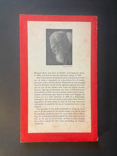 Load image into Gallery viewer, The back cover of Saint Joan by Bernard Shaw, with a red border and a cream central panel containing printed text, photographed flat against a dark background.
