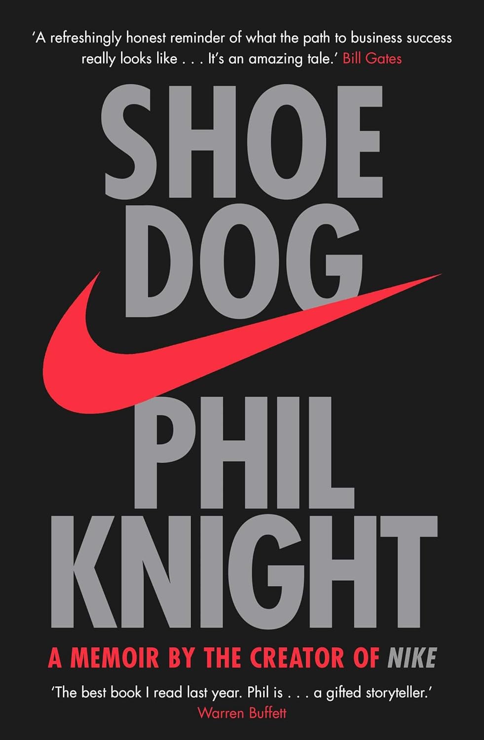 Shoe Dog by Phil Knight: stock image of front cover.