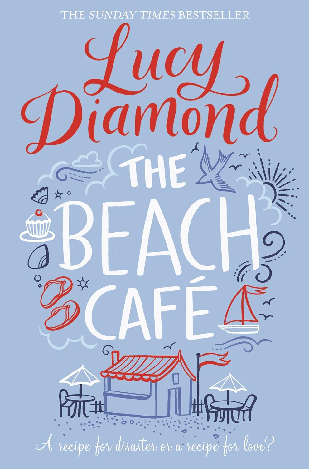 The Beach Cafe by Lucy Diamond: stock image of front cover.