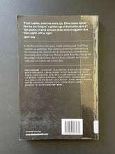 Load image into Gallery viewer, The Best Australian Poems 2014 by Geoff Page: photo of the back cover which shows minor scuff marks and creasing, sticky tape, and a library sticker.
