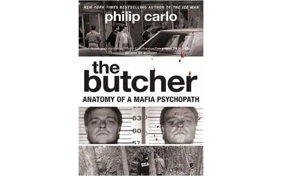The Butcher by Philip Carlo: stock image of front cover.
