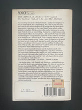 Load image into Gallery viewer, The Chandler Collection-Volume One by Raymond Chandler: photo of the back cover which shows minor creasing, scuff marks and scratching.
