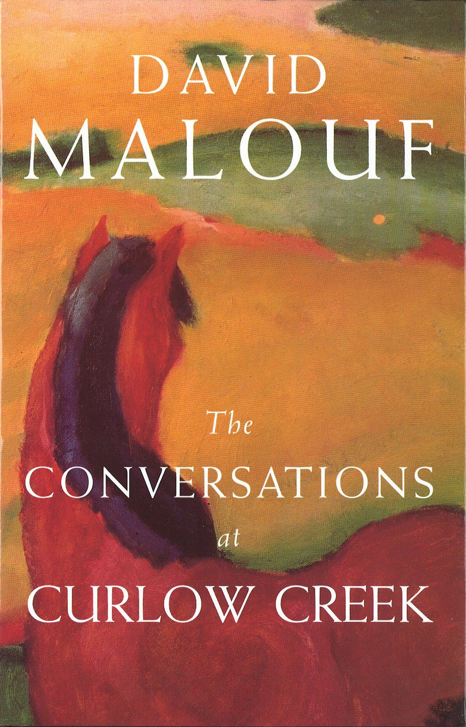 The Conversations at Curlow Creek by David Malouf: stock image of front cover.