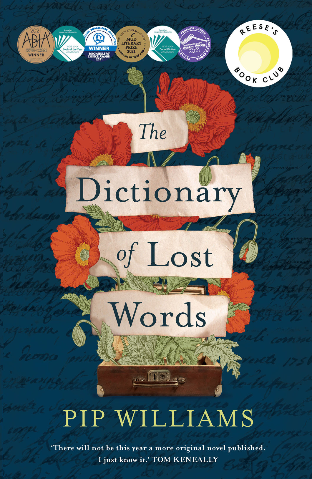The Dictionary of Lost Words by Pip Williams: stock image of front cover.