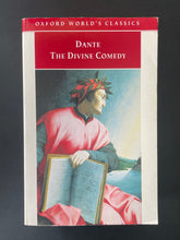 Load image into Gallery viewer, The Divine Comedy by Dante: photo of the fornt cover which shows very minor scuff marks and scratches, and a tiny crease on the bottom corner.
