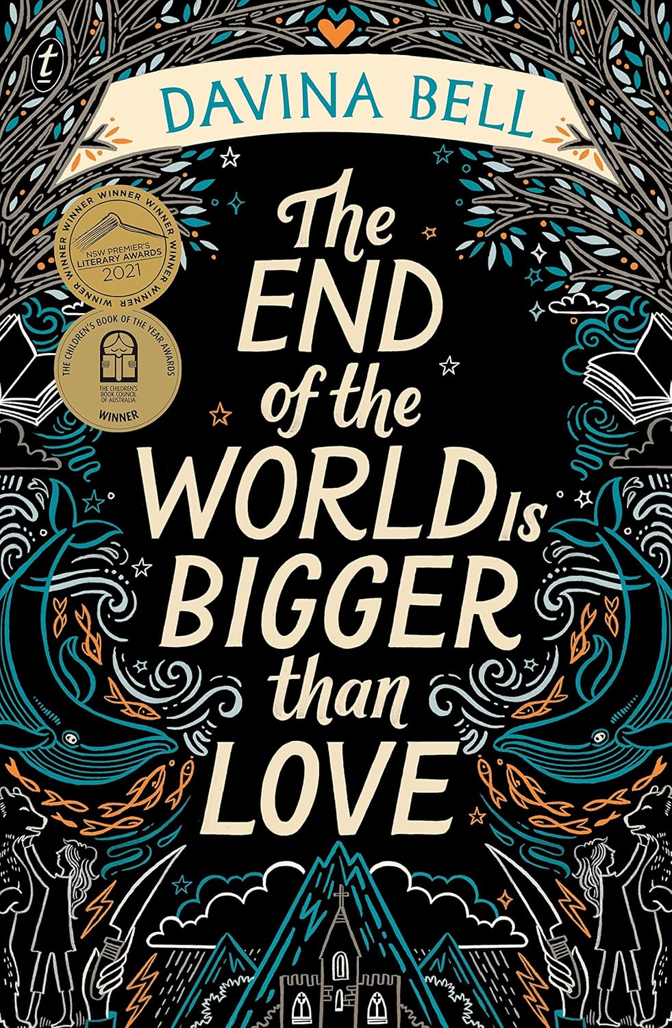 The End of the World is Bigger than Love by Davina Bell: stock image of front cover.