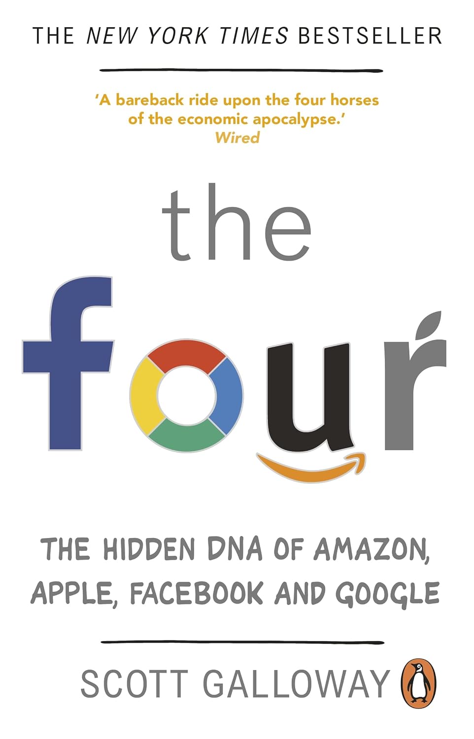 The Four by Scott Galloway: stock image of front cover.