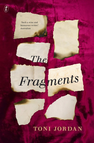 The Fragments by Toni Jordan: stock image of front cover.