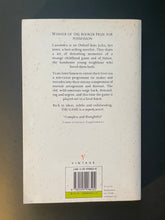Load image into Gallery viewer, The Game by A. S. Byatt: photo of the back cover which shows creasing along the edges.
