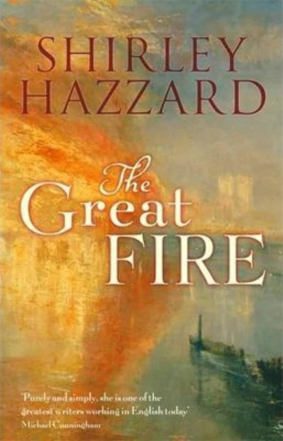 The Great Fire by Shirley Hazzard: stock image of front cover.