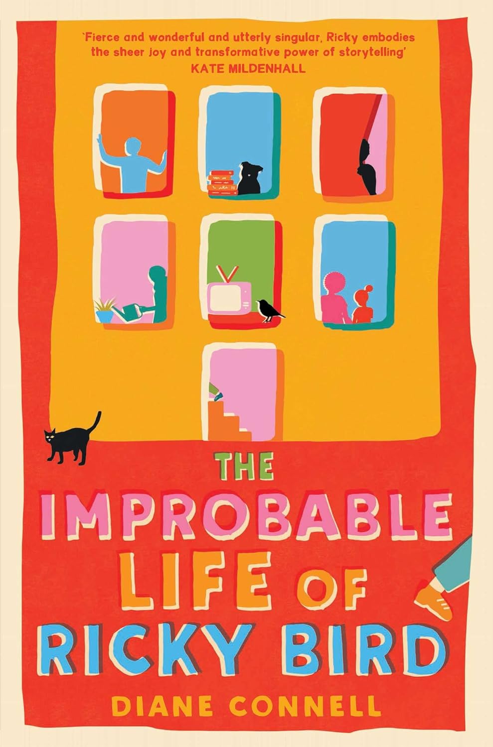 The Improbable Life of Ricky Bird by Diane Connell: stock im age of front cover.