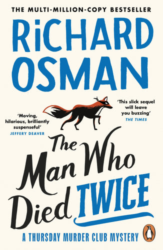 The Man Who Died Twice by Richard Osman: stock image of front cover.