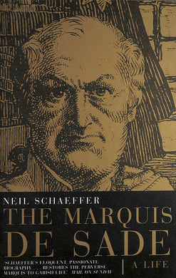 The Marquis De Sade by Neil Schaeffer: stock image of front cover.