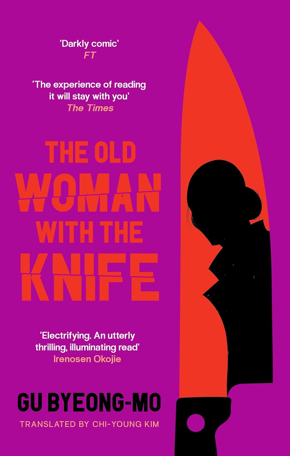 The Old Woman with the Knife by Gu Byeong-Mo: stock image of front cover.