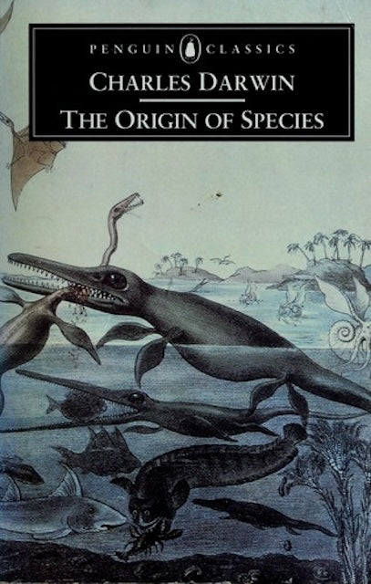 The Origin of Species by Charles Darwin: stock image of front cover.