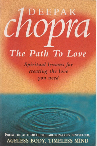 The Path to Love by Deepak Chopra: stock image of front cover.