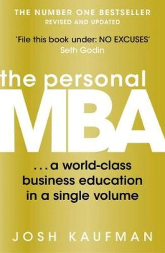 Book cover of 'The Personal MBA' by Josh Kaufman with a yellow background and white text.