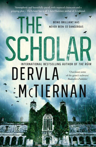 The Scholar by Dervla McTiernan: stock image of front cover.