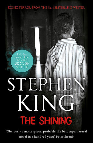 The Shining by Stephen King: stock image of front cover.
