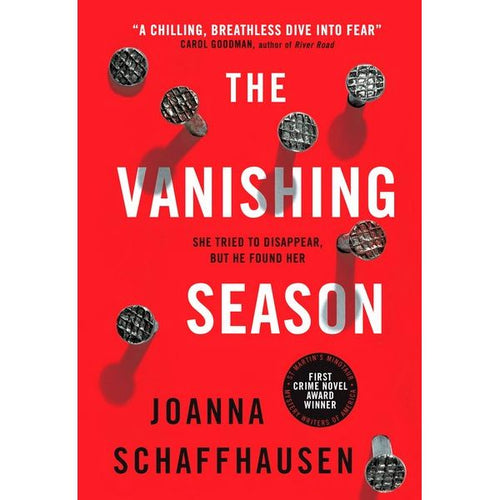 The Vanishing Season by Joanna Schaffhausen: stock image of front cover.