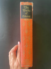 Load image into Gallery viewer, The Works of Leo Tolstoi by Leo Tolstoi: photo of the spine.
