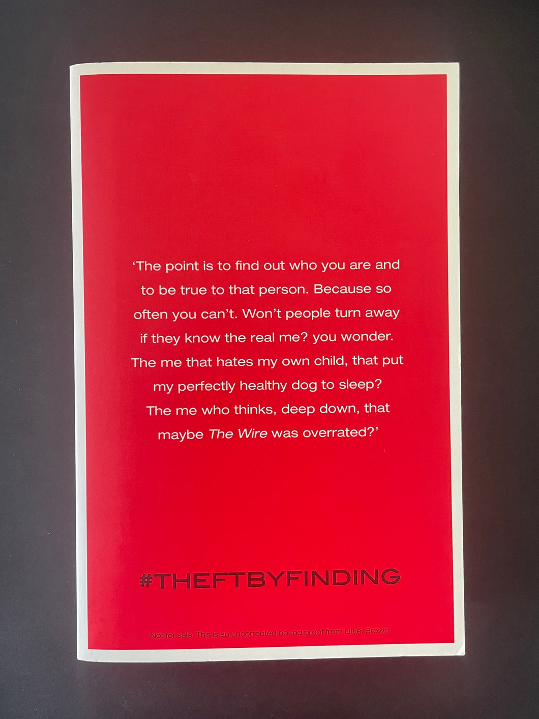 Theft by Finding by David Sedaris: photo of front cover which shows very minor scuff marks along the edges.