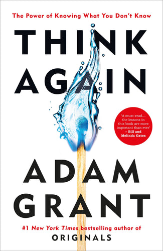 Think Again by Adam Grant: stock image of front cover.