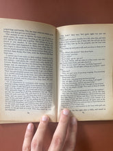 Load image into Gallery viewer, Three Men in a Boat by Jerome K. Jerome: photo of pages 84/85 which shows a very faint discolouring bordering the pages. The worst of the discolouring is on the first and last 3 pages in the book, the rest of the book, the majority of it looks like this.
