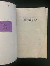 Load image into Gallery viewer, To Die For by David Baldacci: photo of the first page which shows obvious wrinkling and creasing, and minor stains.

