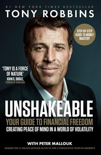 Unshakeable by Tony Robbins: stock image of front cover.