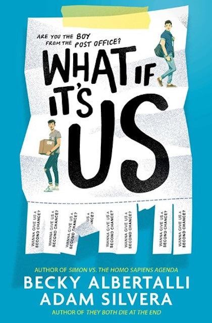 What If It's Us by Becky Albertalli, & Adam Silvera: stock image of front cover.