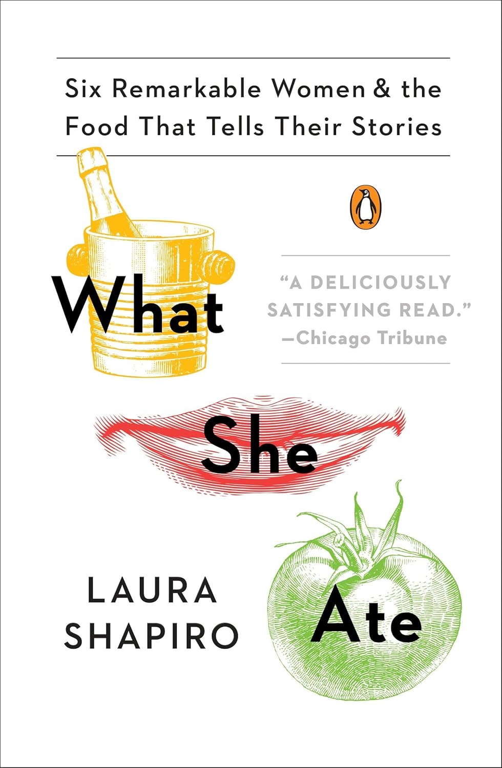 What She Ate by Laura Shapiro: stock image of front cover.