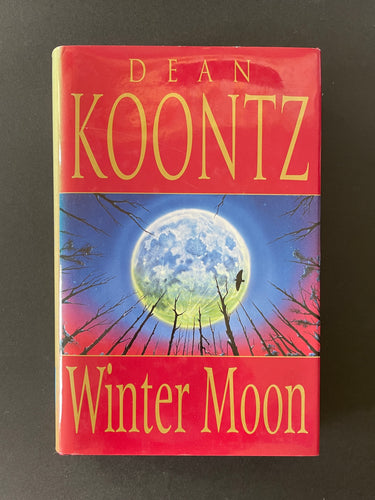 Winter Moon by Dean Koontz: photo of the front cover which shows minor scuff marks on the dust jacket and very minor scratches.