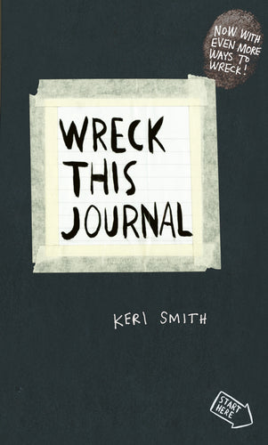 Wreck This Journal by Keri Smith: stock image of front cover.