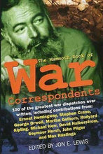 Load image into Gallery viewer, The Mammoth Book of War Correspondents by Jon E. Lewis (Paperback, 2001)
