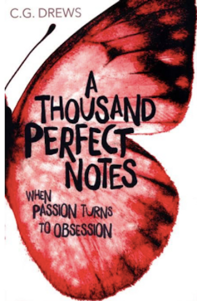 A Thousand Perfect Notes by C. G. Drews: stock image of front cover.