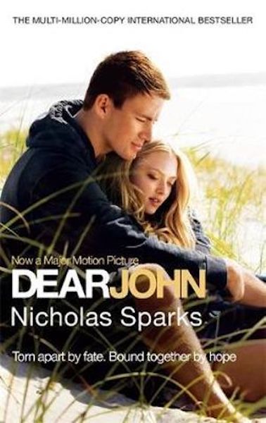 Dear John by Nicholas Sparks: stock image of front cover.