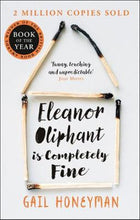 Load image into Gallery viewer, Eleanor Oliphant is Completely Fine by Gail Honeyman book: stock image of front cover.
