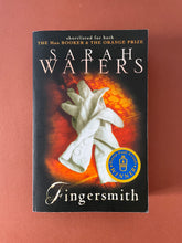 Load image into Gallery viewer, Fingersmith by Sarah Waters: photo of the front cover which shows very minor scuff marks along the edges.

